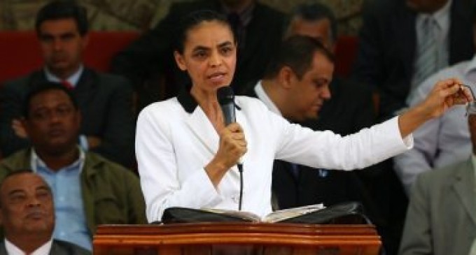 Marina Silva conta com os evangélicos