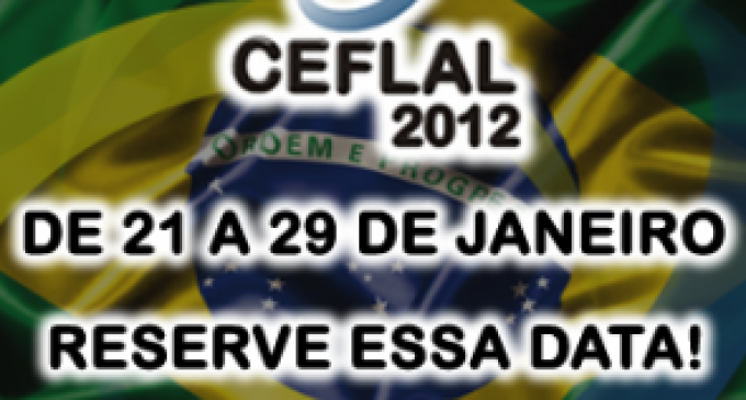 Hoje (21), é a abertura do evento CEFLAL 2012