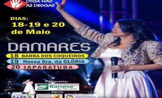 Damares faz  turnê em Sergipe