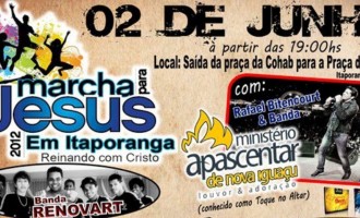 1ª Marcha para Jesus em Itaporanga