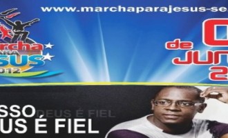 Mais uma edição da Marcha para Jesus será realizada em Aracaju