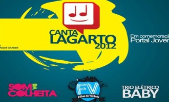 Vem aí o Canta Lagarto 2012.