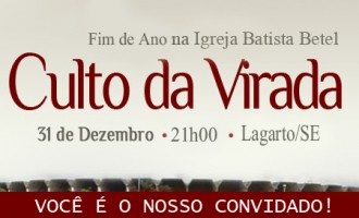 Assista o Culto da Virada da Igreja Batista Betel pela TVJI