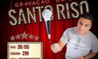 Santo Riso grava seu primeiro DVD de stand up comedy em SP