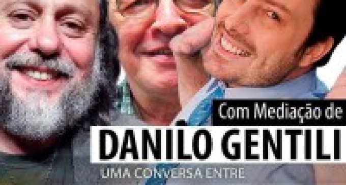 Caio Fábio, Danilo Gentili e Olavo de Carvalho discutem a “necessidade de tirar o PT do poder”; Assista
