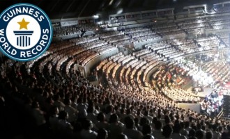 Coral gospel com 8 mil membros entra para o Guinness