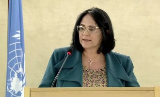 Damares discursa contra o aborto na ONU