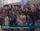 Em celebração de Páscoa no Planalto, Bolsonaro fala sobre Jesus: “Aquele que o Pai enviou para nos salvar”