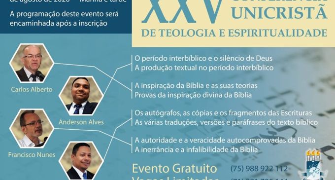 XXV Conferência UniCristã de Teologia e Espiritualidade